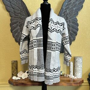 Rachel Roy Wool Open Front Cardigan Sweater